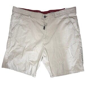 Wrangler Outdoor Casual Chino Shorts Men’s 42 Khaki Sand Stretch Lightweight